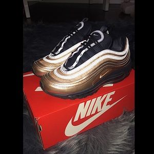 NIKE Air max 97s Rose Gold and black